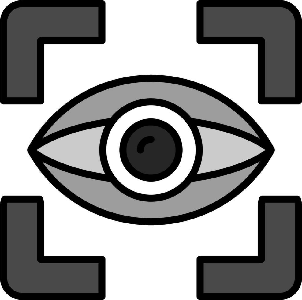 Eye Tracking Vector Icon