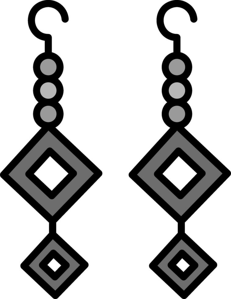 Earrings Vector Icon
