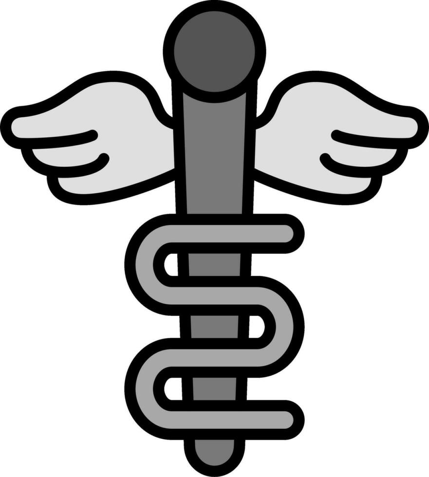 Rod Of Asclepius Vector Icon