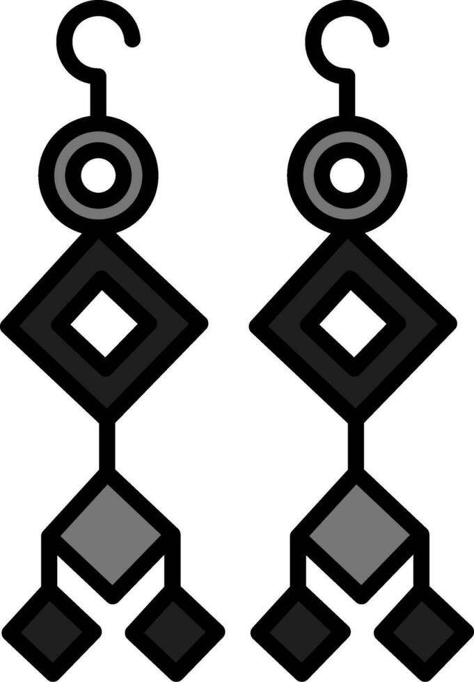 Earrings Vector Icon