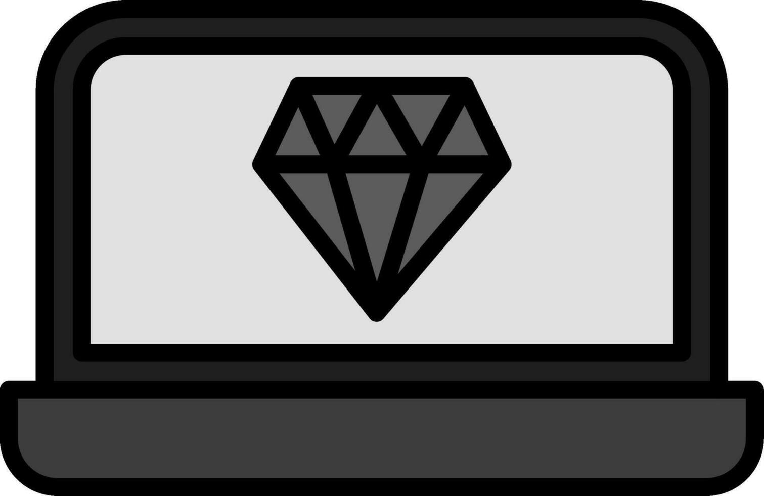 icono de vector de diamante