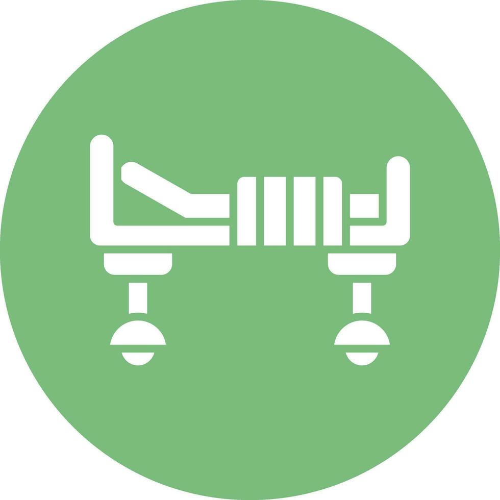 Hospital Bed Vector Icon
