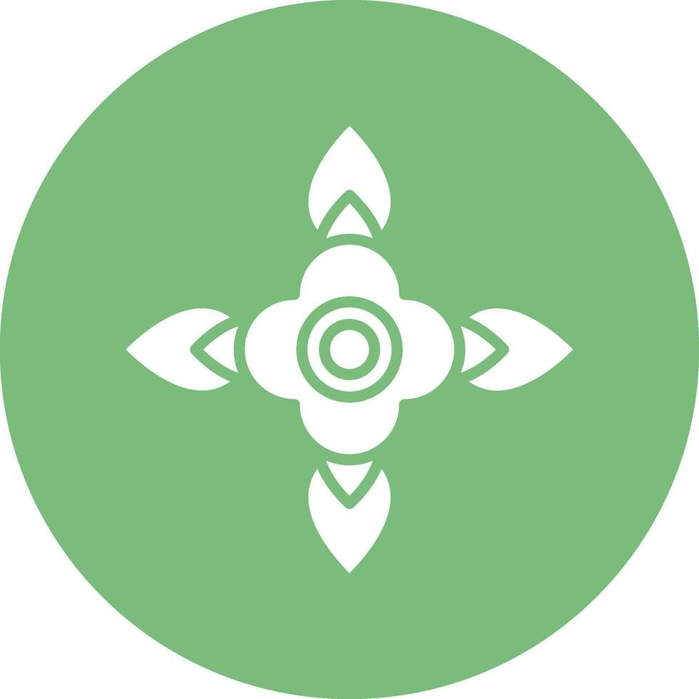 Blood Flower Vector Icon