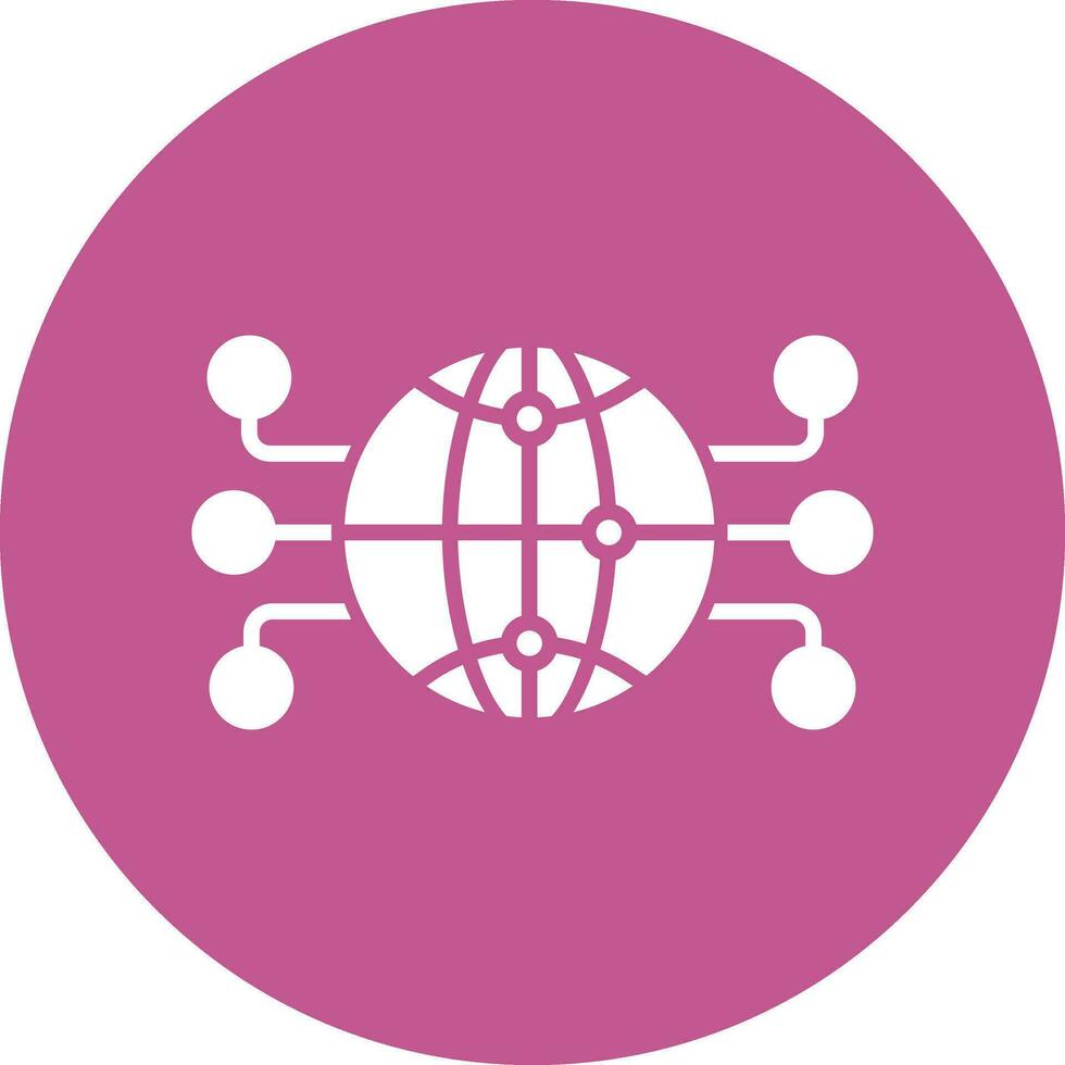 Global Network Vector Icon