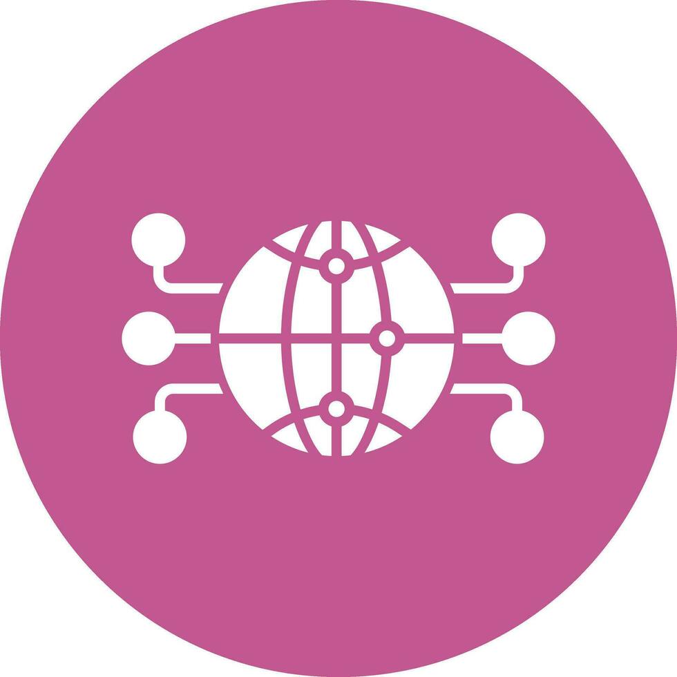 Global Network Vector Icon