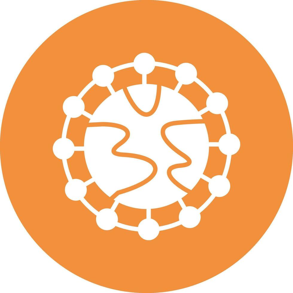 Global Network Vector Icon