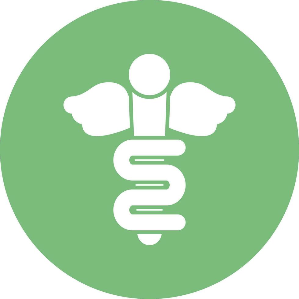 Rod Of Asclepius Vector Icon