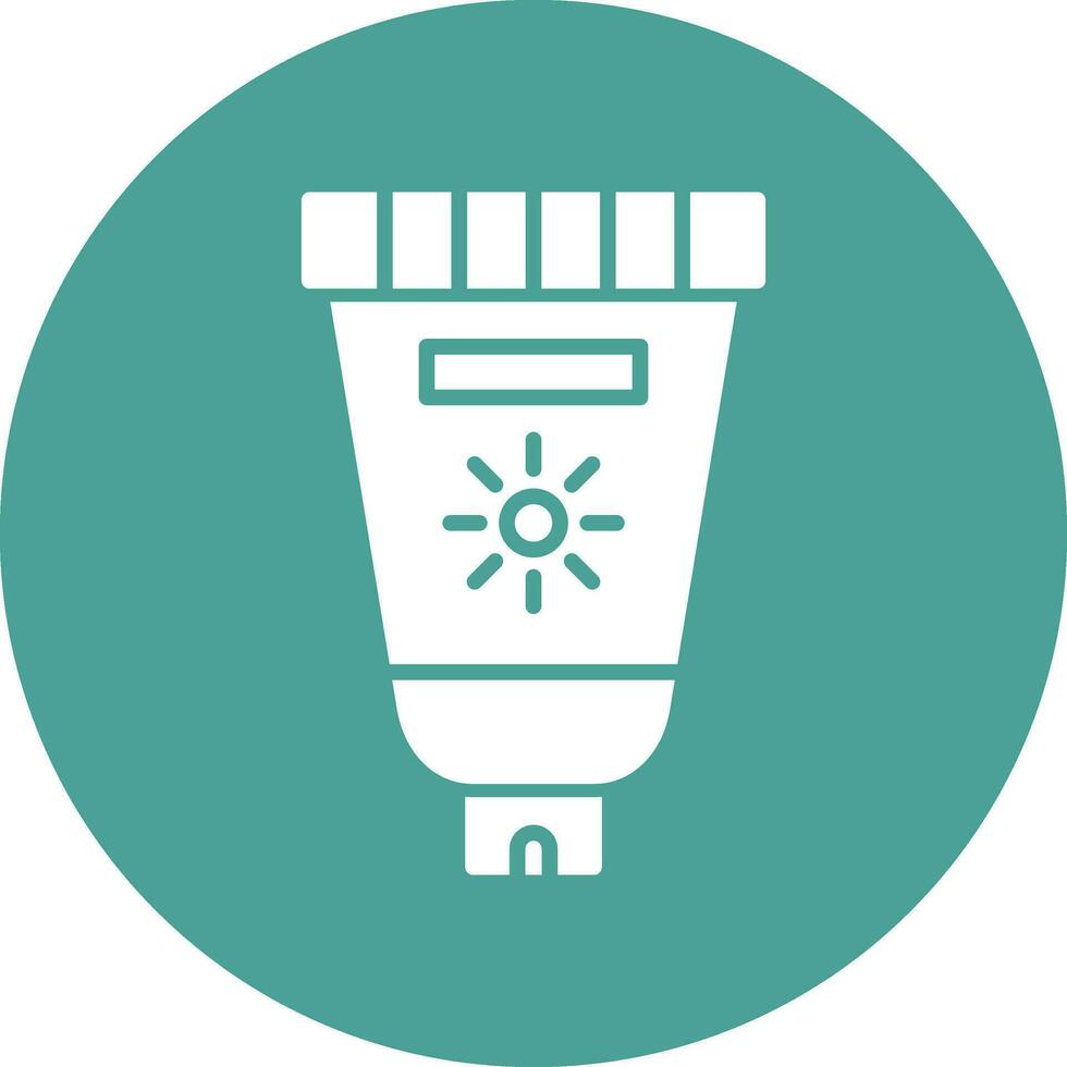 Sunscreen Vector Icon