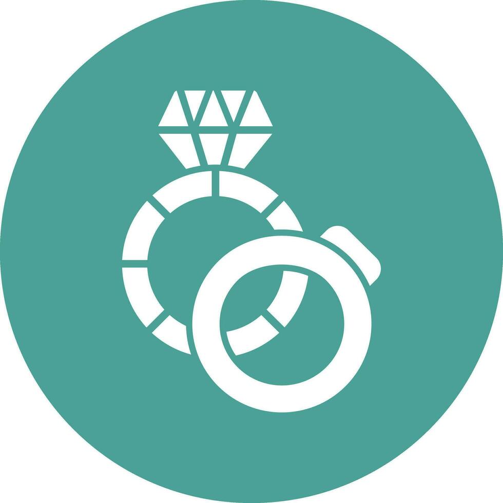 Diamond Ring Vector Icon