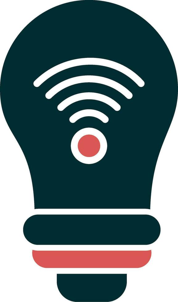 Smart Bulb Vector Icon