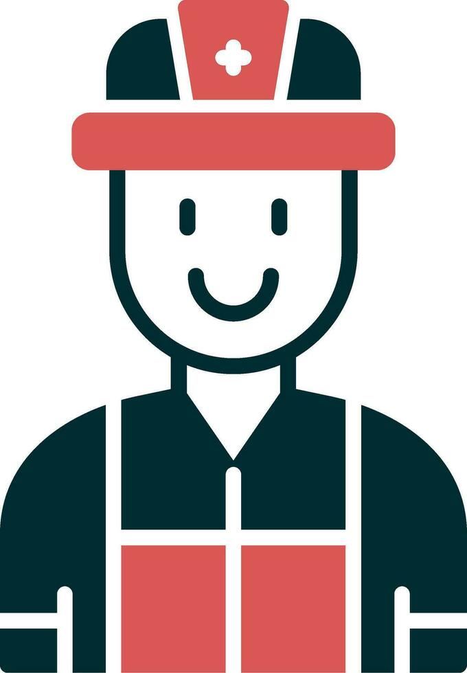 Firefighter Vector Icon