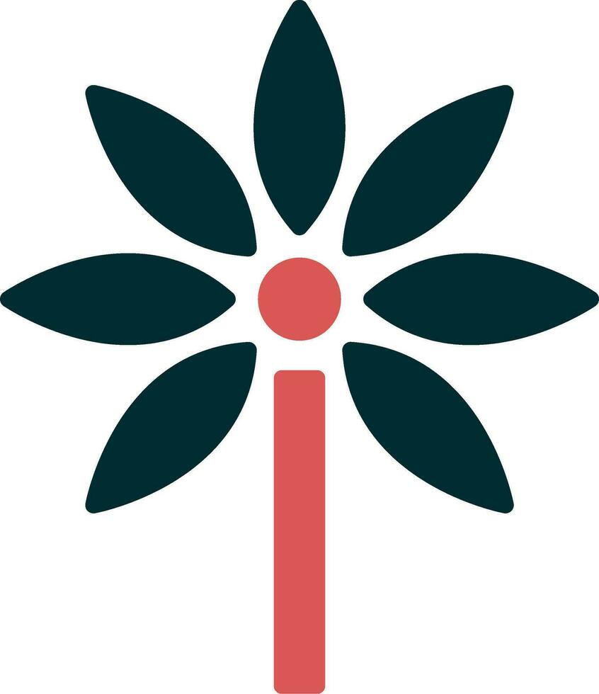 Schefflera Vector Icon