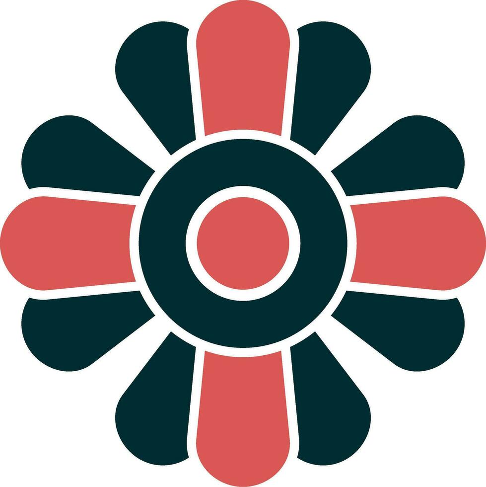 Gaillardia Vector Icon