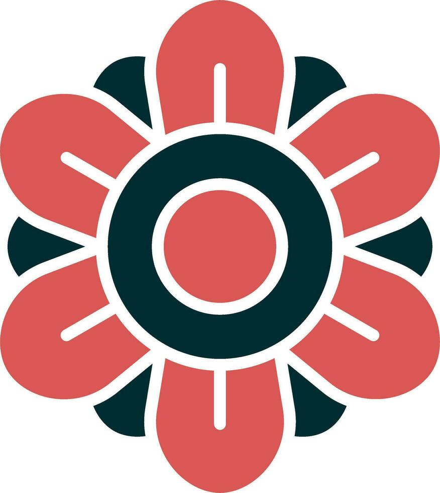 Dahlia Vector Icon