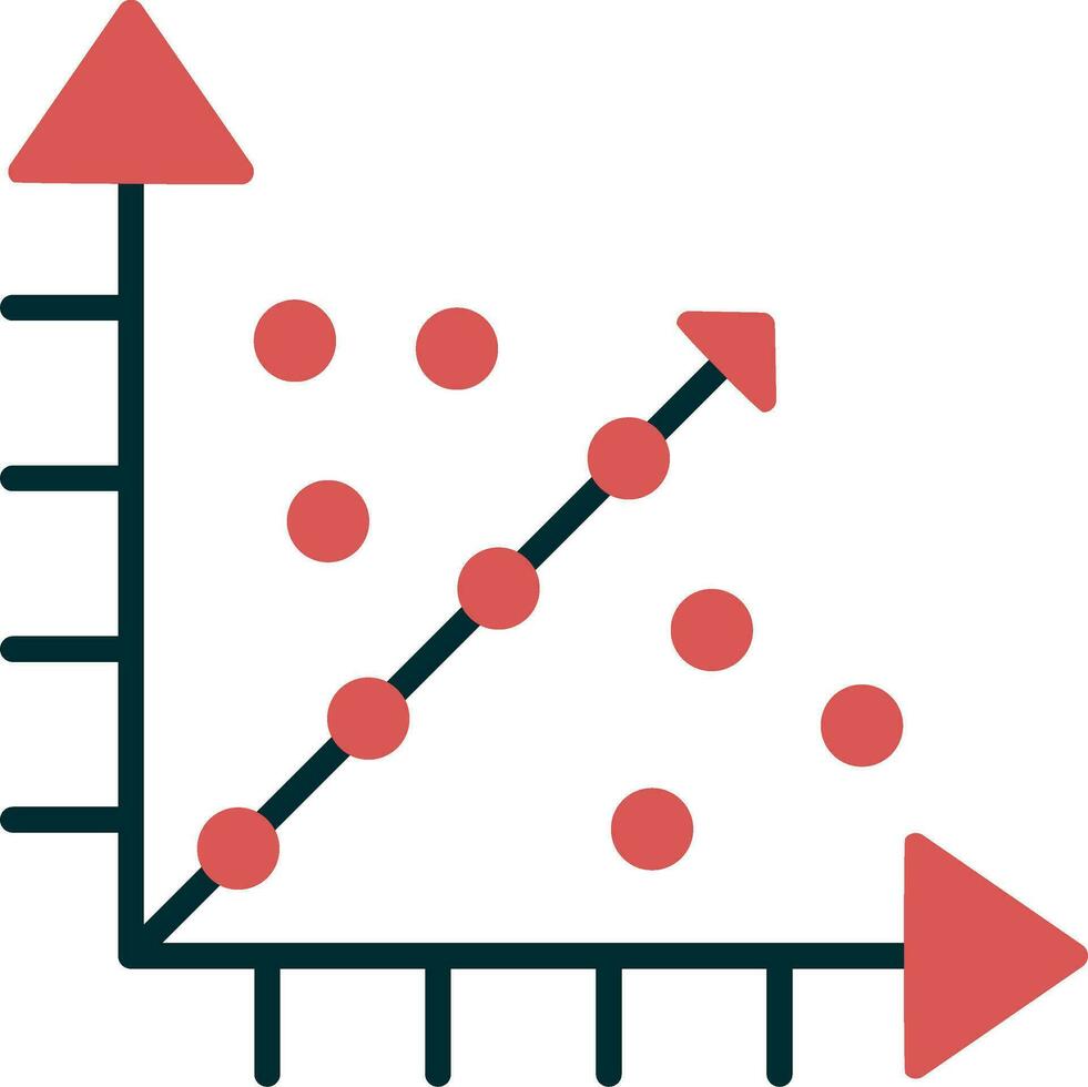 Regression Vector Icon