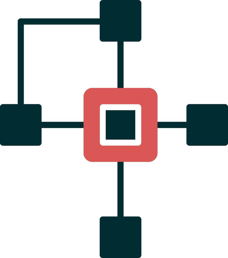 Clustering Vector Icon