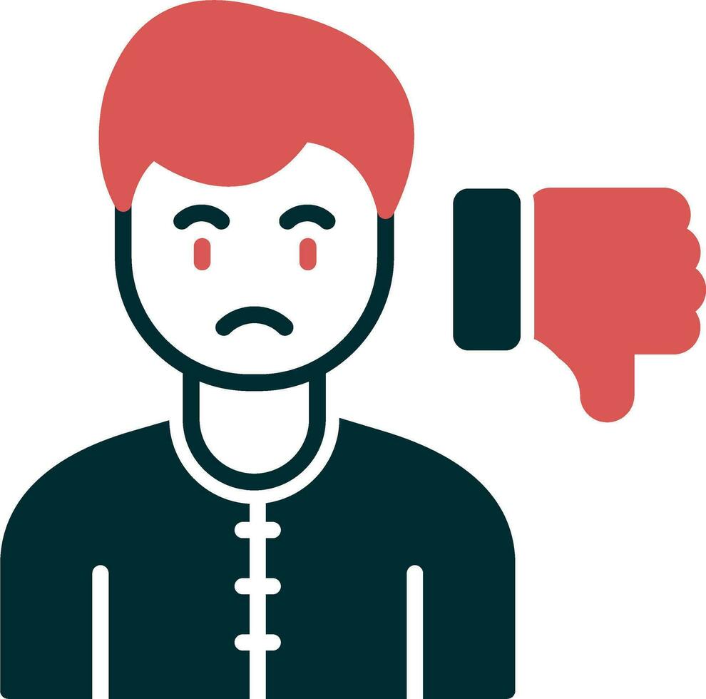 Dissatisfaction Vector Icon