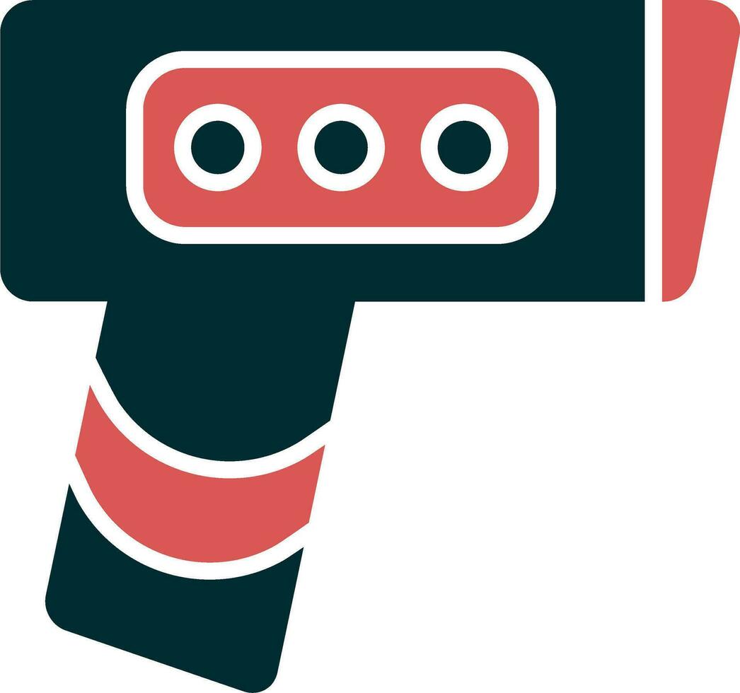 Thermometer Gun Vector Icon