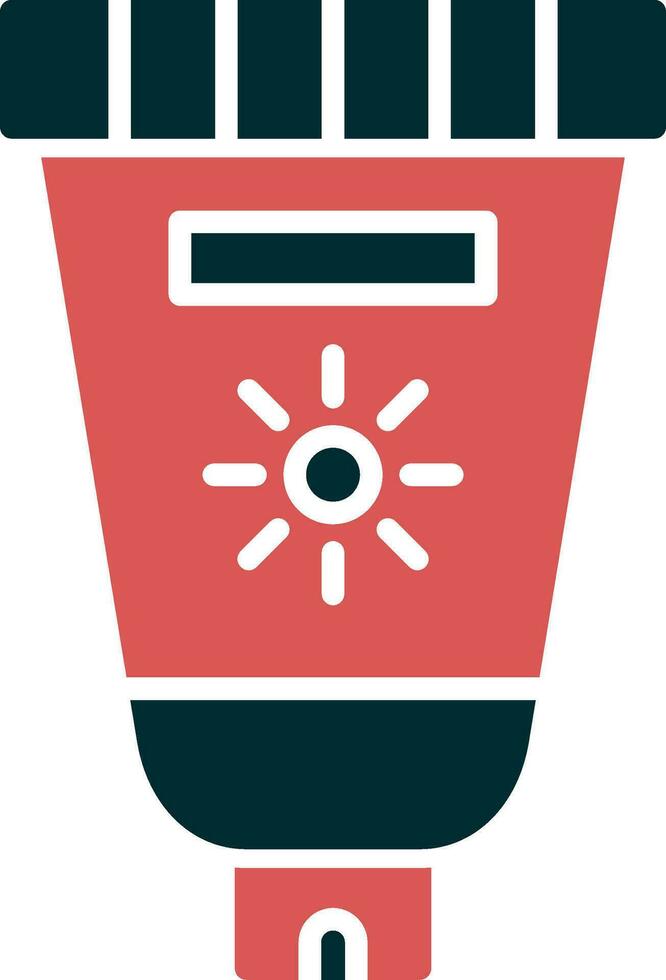 Sunscreen Vector Icon
