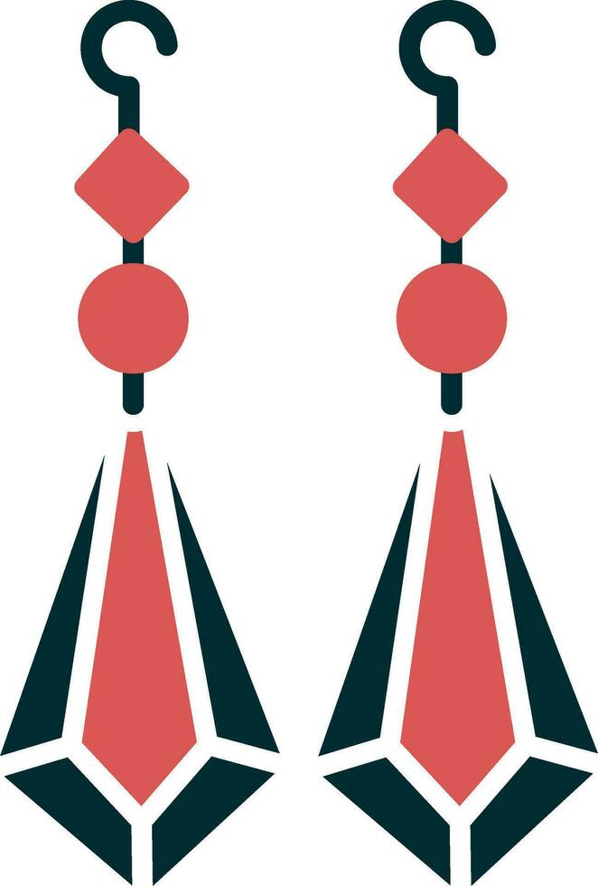 Earrings Vector Icon