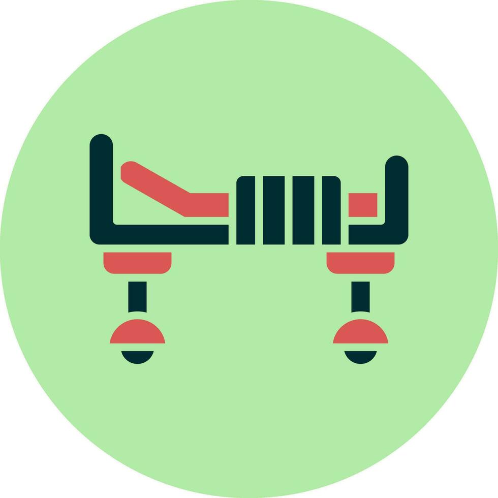 Hospital Bed Vector Icon