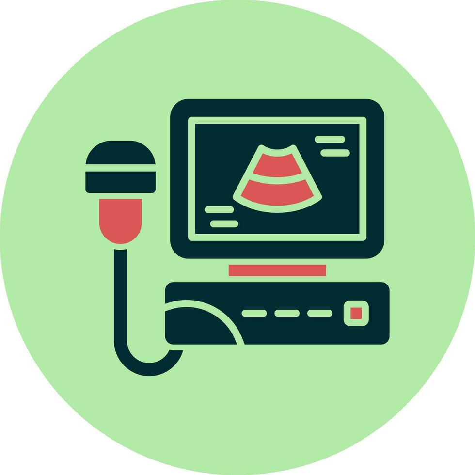 Ultrasonography Vector Icon
