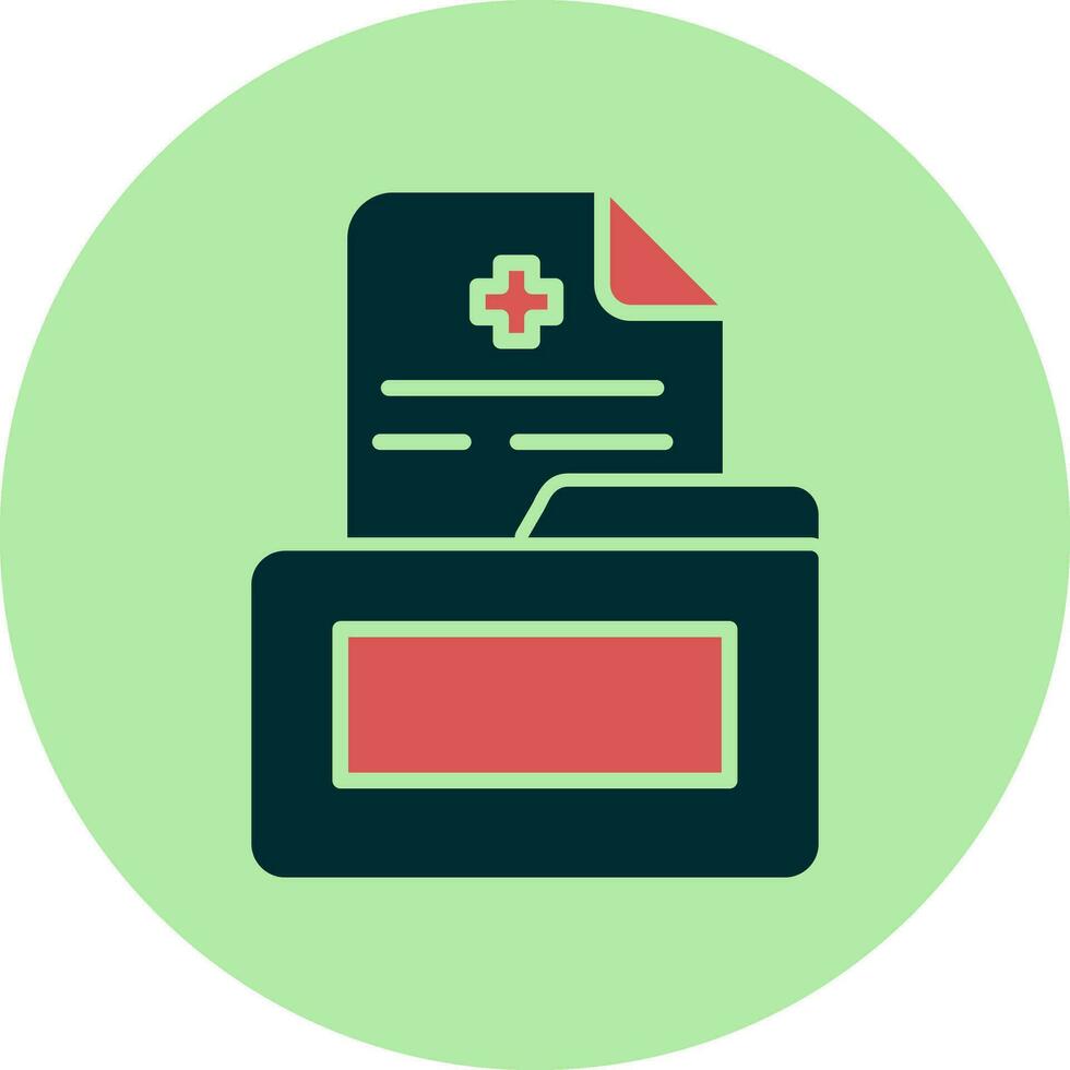 Medical File Vector Icon