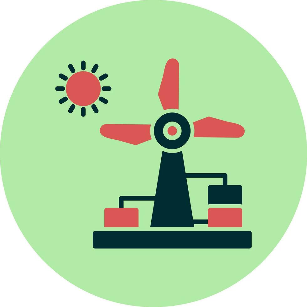 Wind Energy Vector Icon