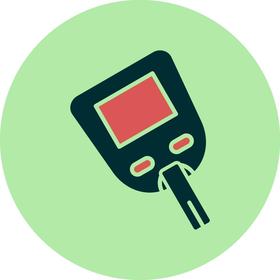 Glucose Meter Vector Icon