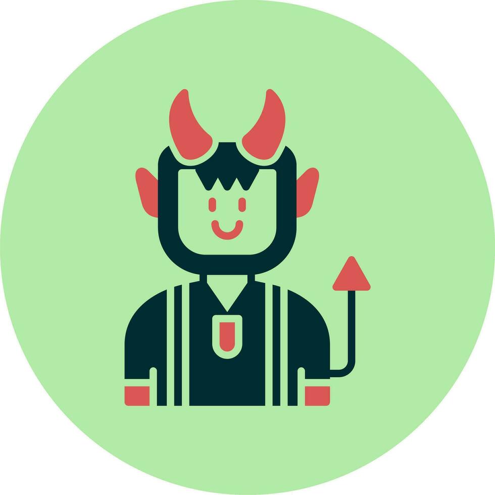 icono de vector de diablo