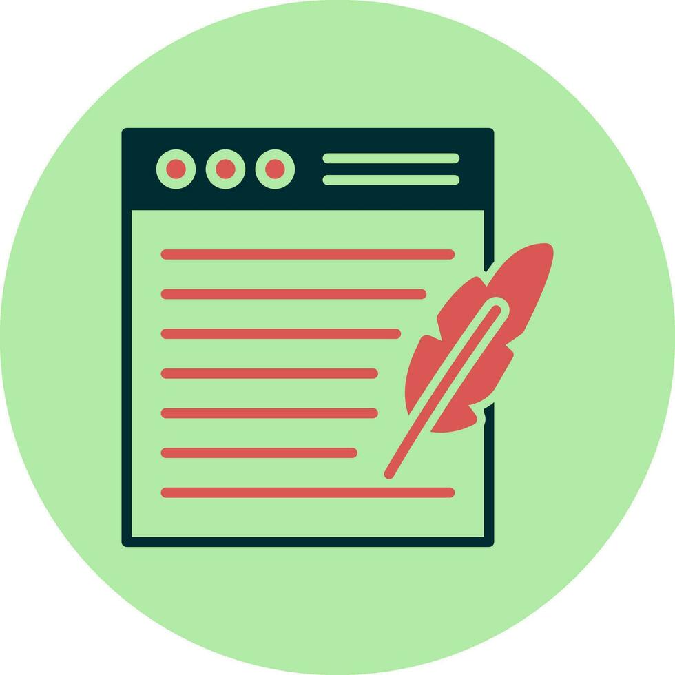 Feather Vector Icon