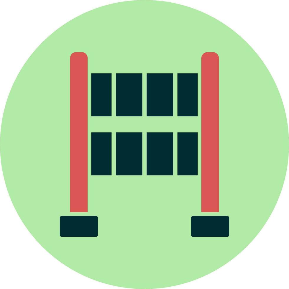 obstáculos vector icono