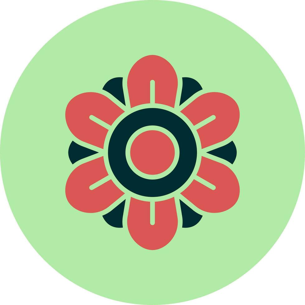 Dahlia Vector Icon