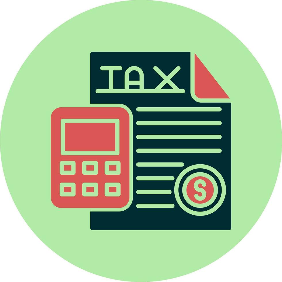 Taxes Vector Icon