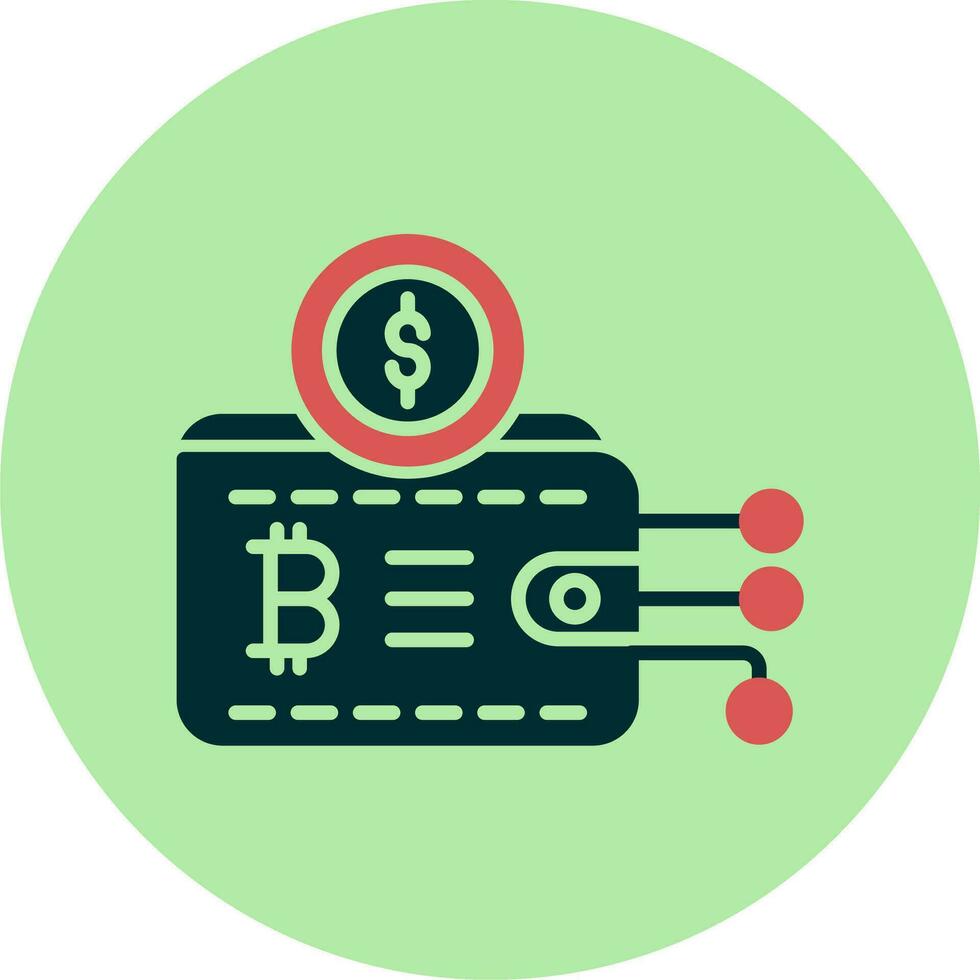Crypto Wallet Vector Icon