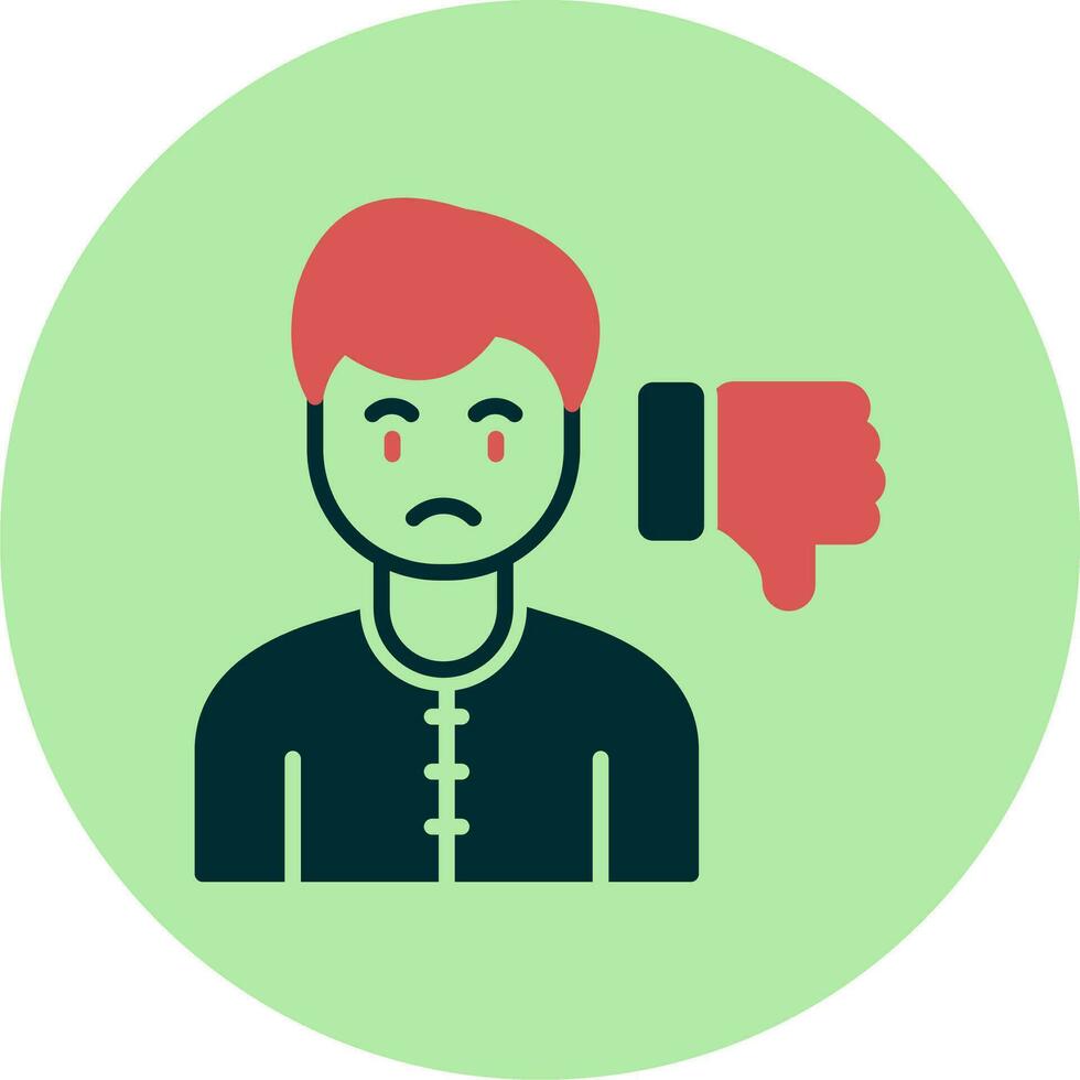 Dissatisfaction Vector Icon