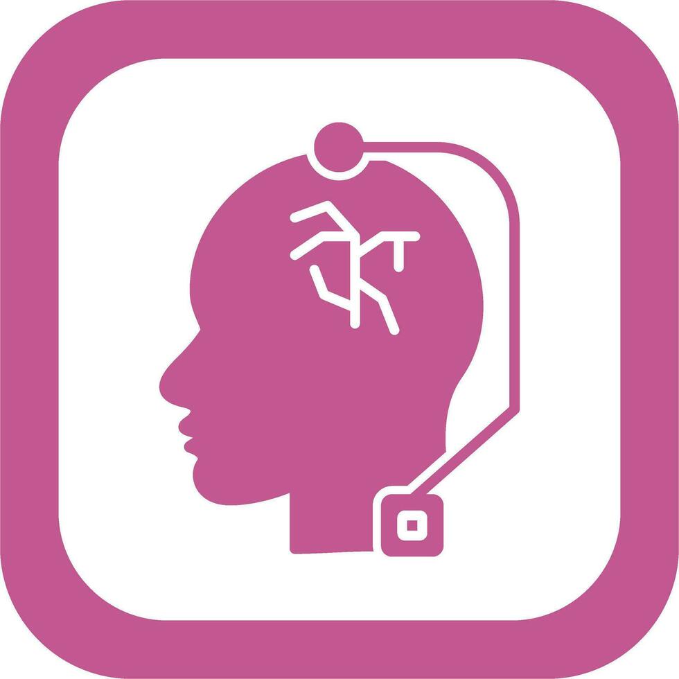 Deep Brain Stimulation Vector Icon