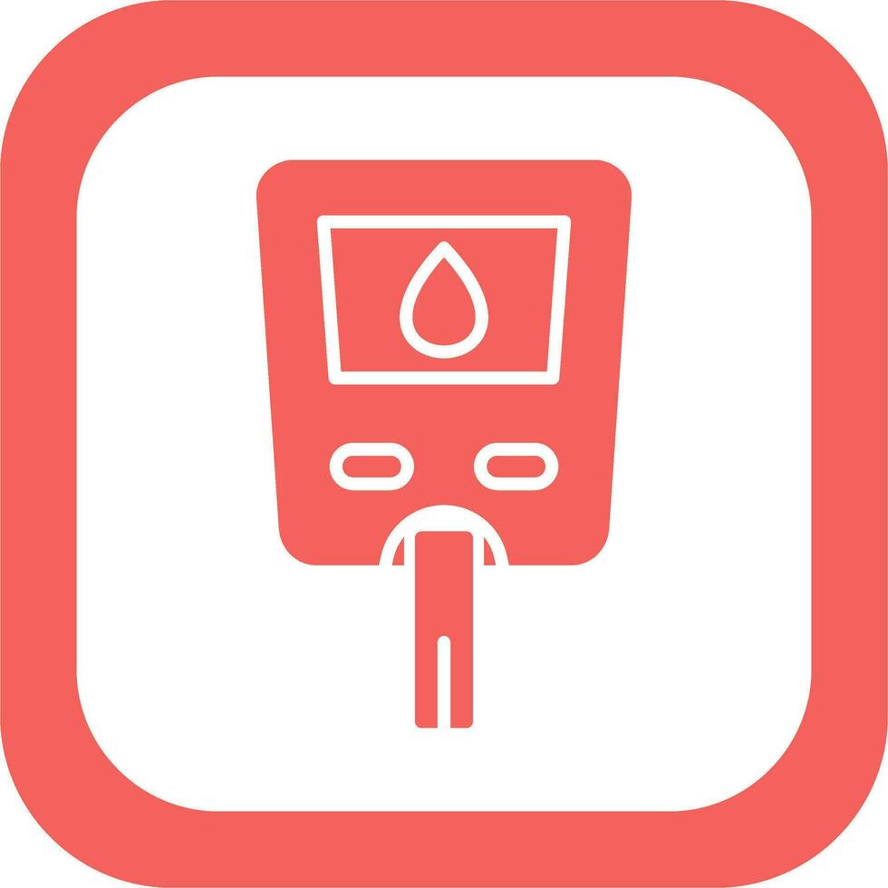 Glucose Meter Vector Icon