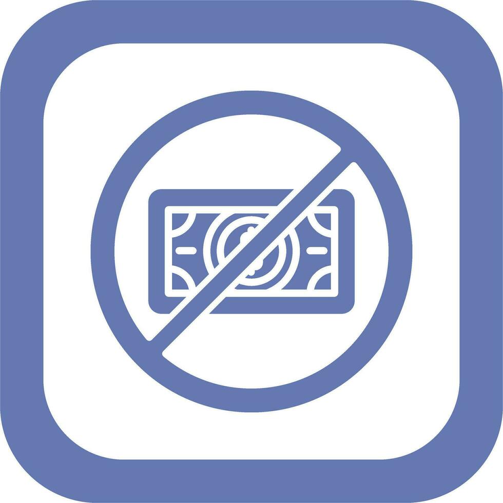 No Money Vector Icon