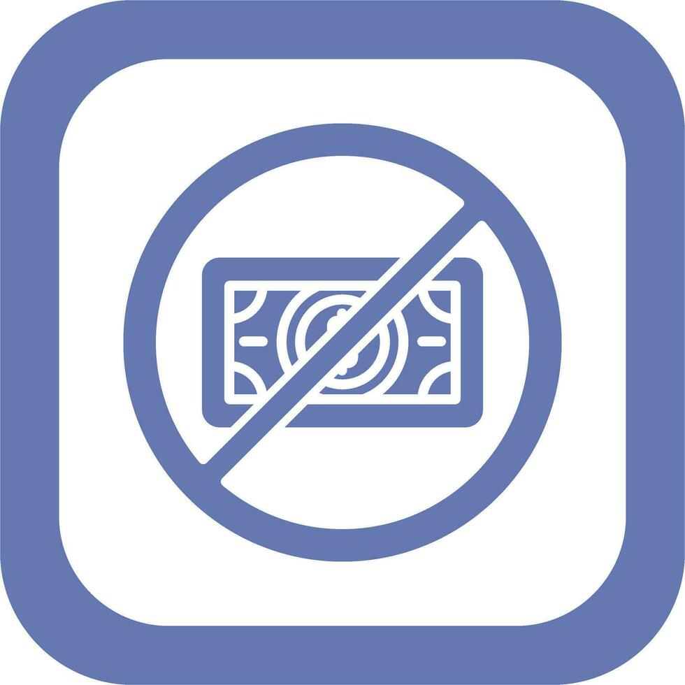 No Money Vector Icon