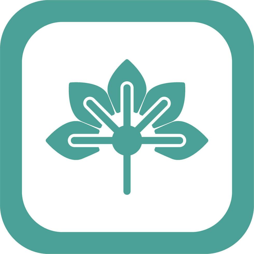 Japanese Aralia Vector Icon