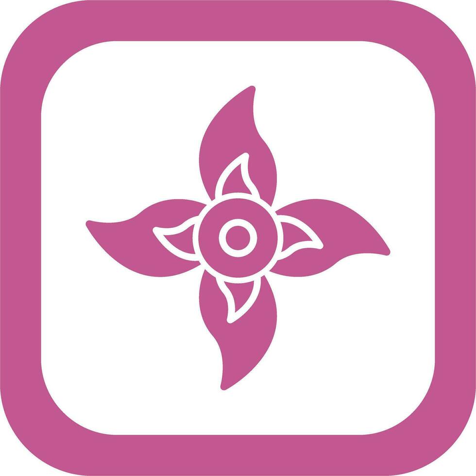 Plumeria Vector Icon