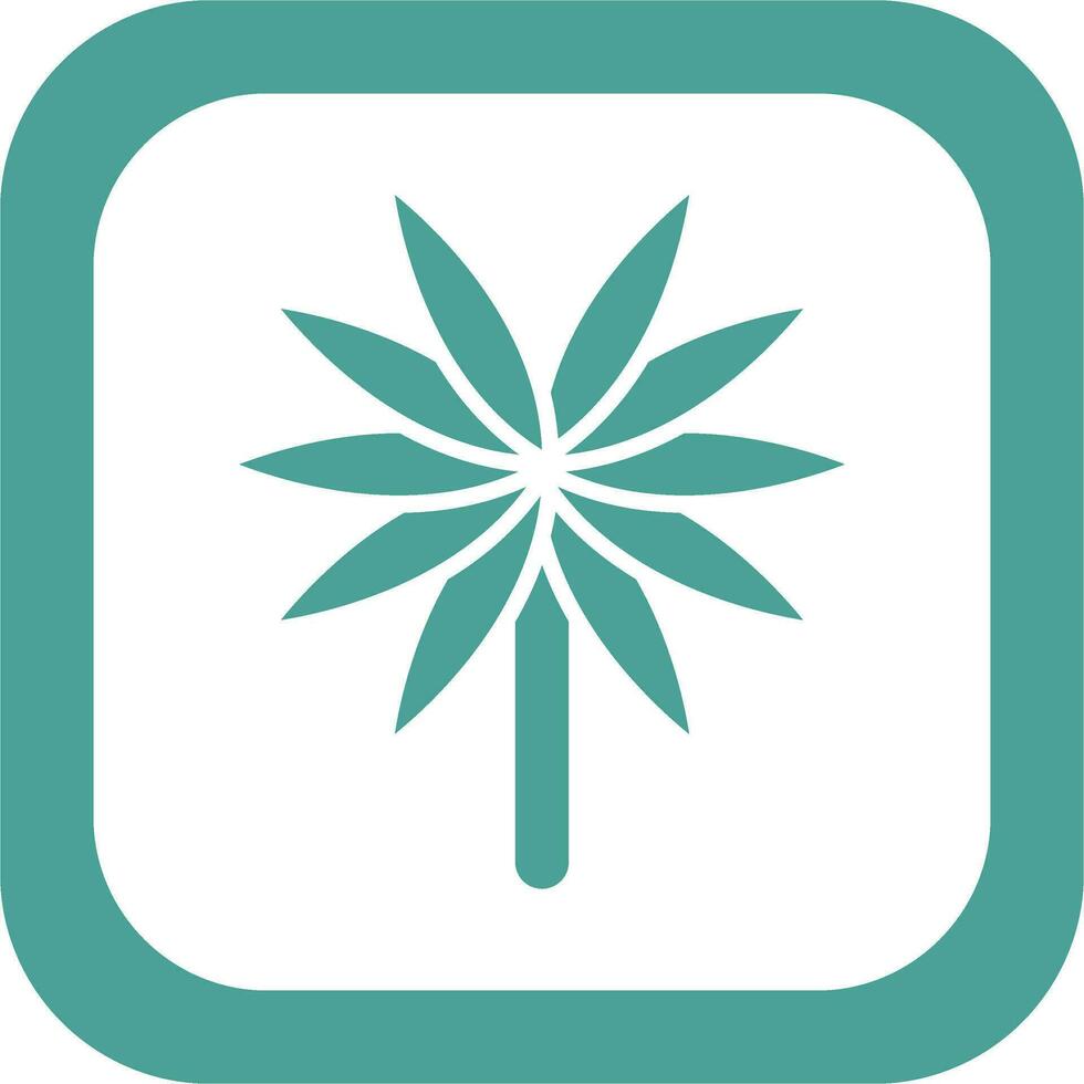 Spider Plant Vector Icon