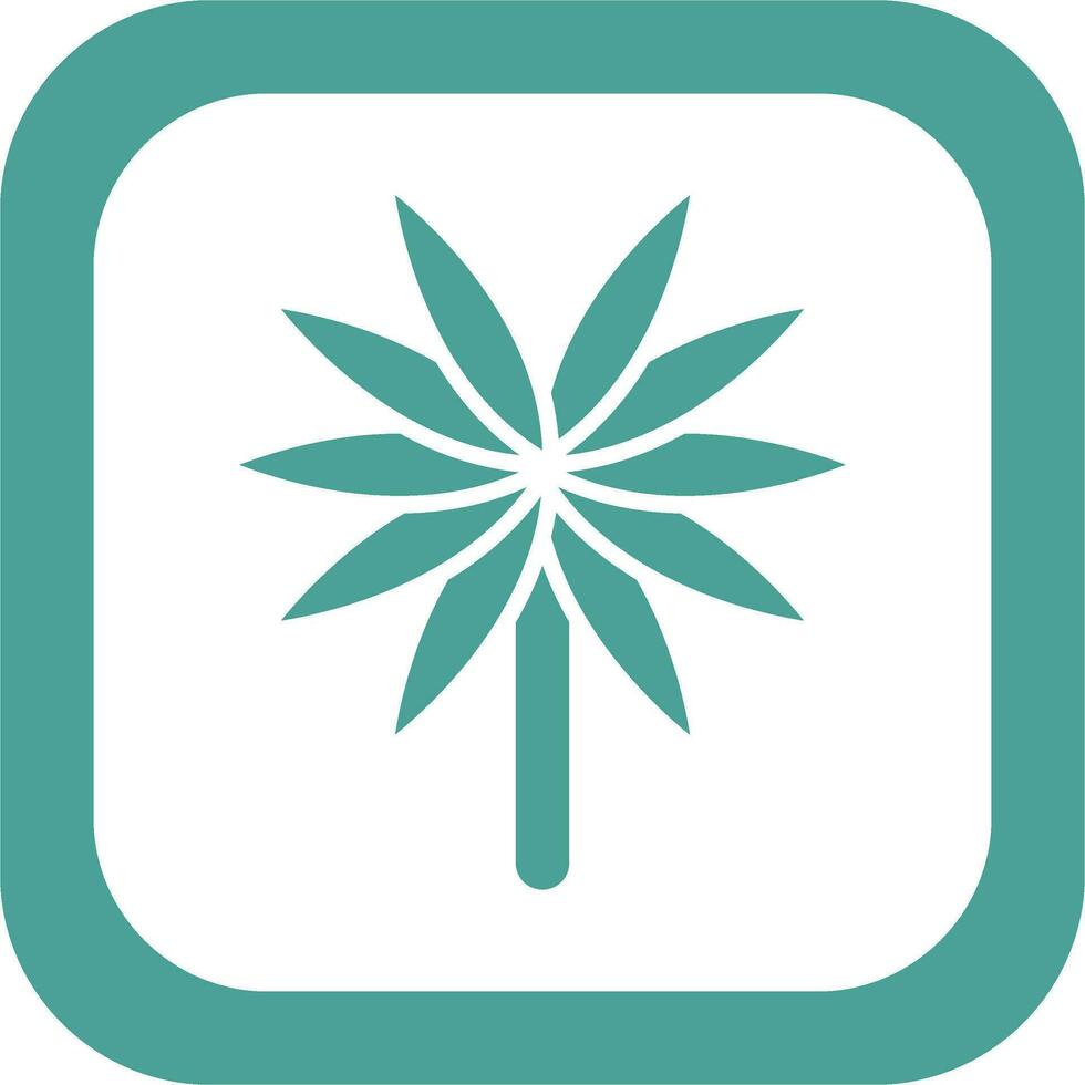 Spider Plant Vector Icon