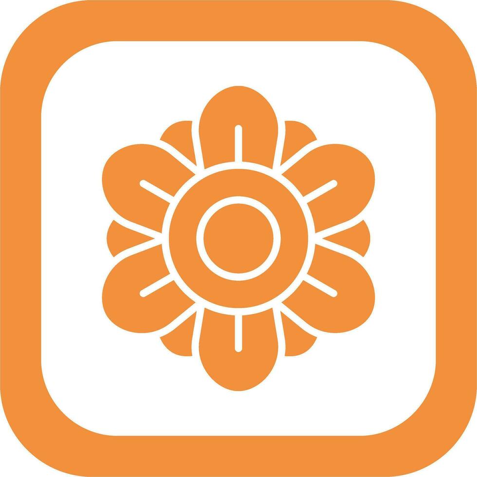 Dahlia Vector Icon