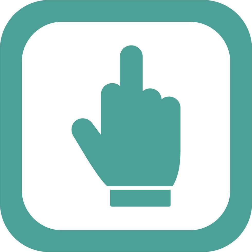 Middle Finger Vector Icon