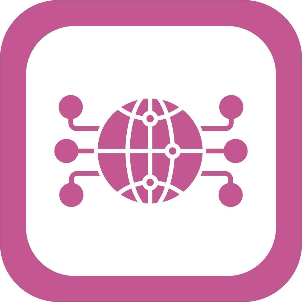 Global Network Vector Icon