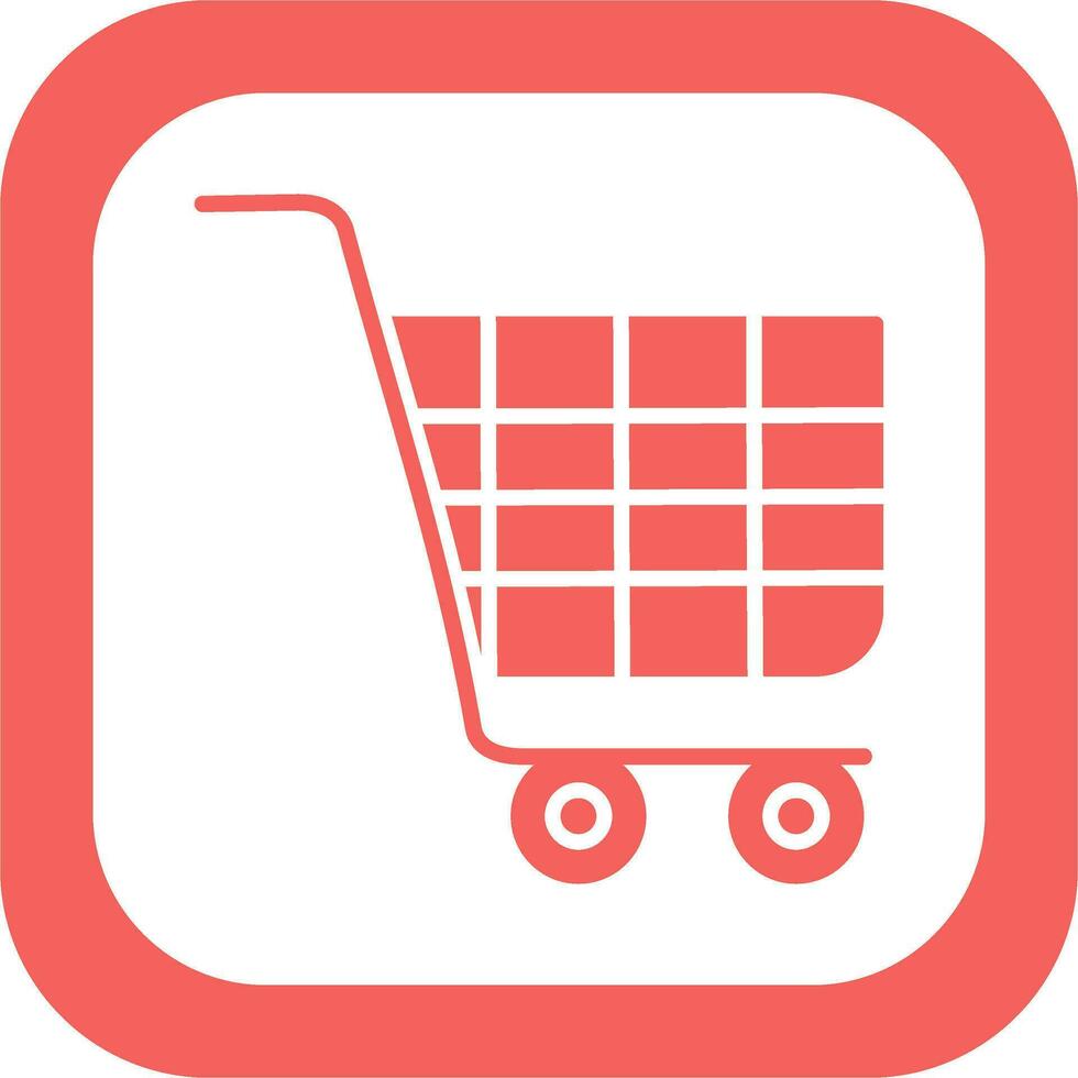 icono de vector de carrito de compras