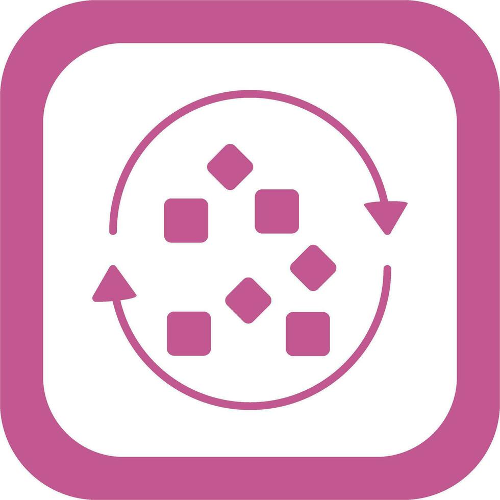 Unstructured Data Vector Icon