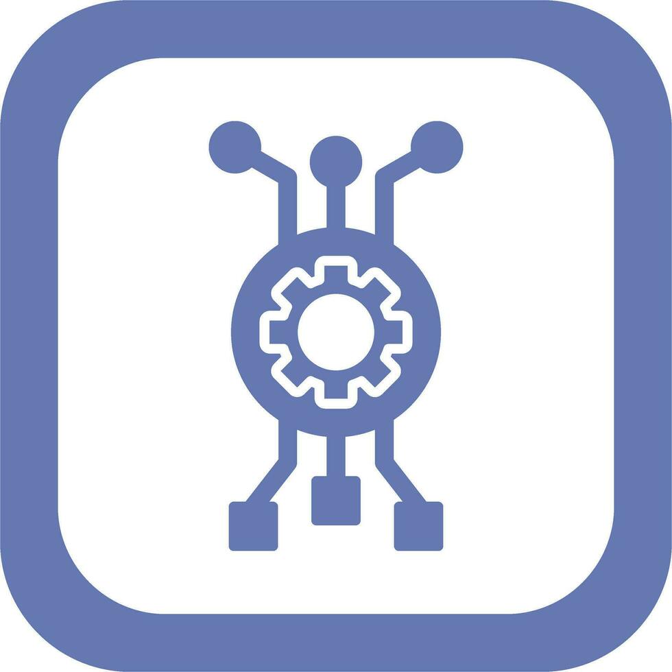 icono de vector de algoritmo